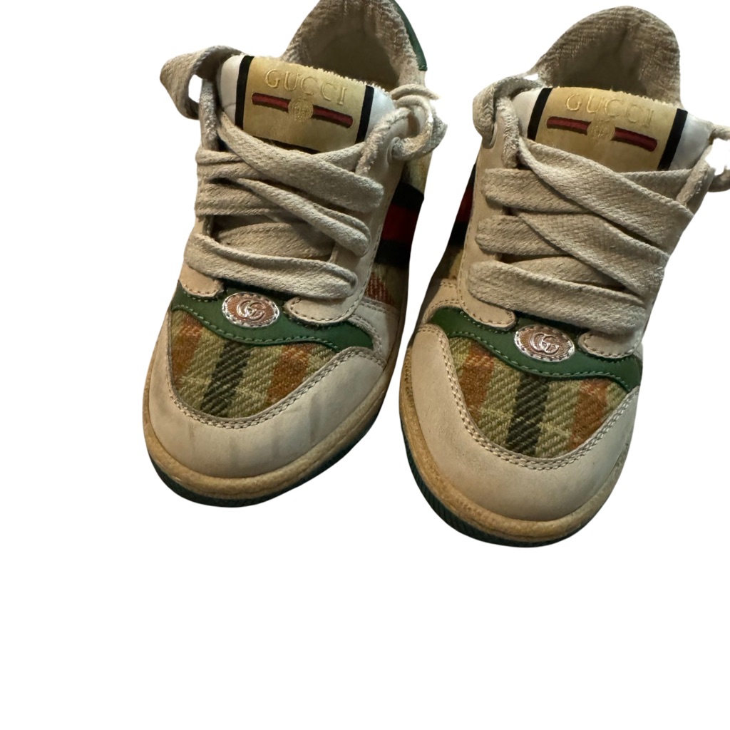 Kids Gucci Screener Sneaker.